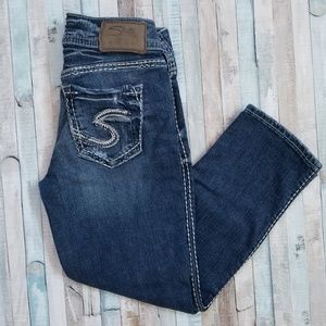 Silver Suki Capri jeans